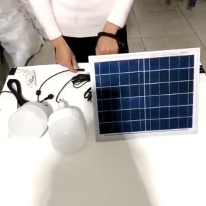 Solar light bulb light Solar light outdoor waterproof ip67 tri color bulb solar light indoor light