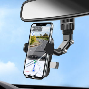 NewRearview Mirror Phone Holder For Car 360° Rotating Phone Mount GPS Holder Universal Car Phone Holder For All Smartphones