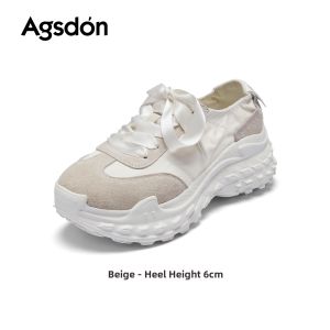 Agsdon | Thick Bottomed Breathable Lightweight Soft Sole Gym Shoes