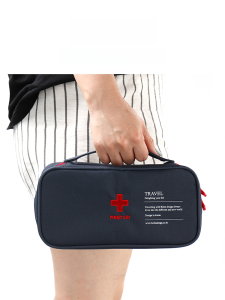 กล่องยาพกพาความจุขนาดใหญ่สำหรับนักเรียนชั้นประถมศึกษา กล่องเก็บยาในหอพักนักเรียน กล่องยาป้องกันการติดเชื้อสำหรับเด็ก