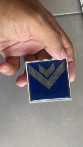 Emblem logo Panah biru / Kapten Panther Original (Ada pelindung Emblem)
