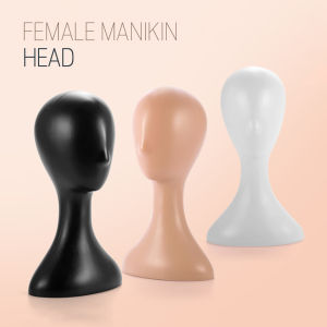 Female Manikin Head Wigs Toupee Maniquin Mannequin Head Model Wig Hair Hat Cap Display Stand Plastic Abstract Wig Head Stand [COD][Ready Stock]
