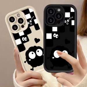 Compatible with iphone 14 Pro Max Phone Case eye briquettes 12 13 14 15 11 Pro Max Casing silicone xr xs Max 7Plus 8 Plus