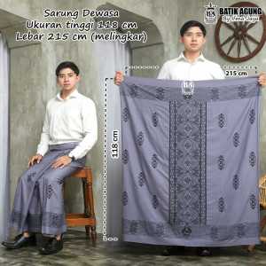 Sarung Batik Rayon/Goyor Premium Motif Sarwon Soft | Seragam | Dewasa