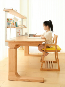 faroro | Adjustable Children Study Desk Set Beechwood