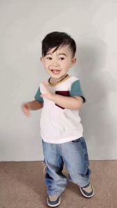 Kaos Anak Katun Lengan Pendek - Short Sleeve Shirt with Pocket 4263