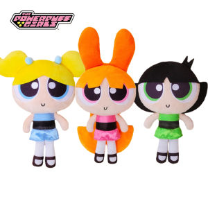 Búp Bê Nhồi Bông Hoạt Hình Powerpuff Girls - Buttercup Bubbles Blossom Kawaii Đồ Chơi Nhồi Bông Mềm Mại 23cm/35cm Đầy Bông PP Mềm Mại Cho Mọi Lứa Tuổi