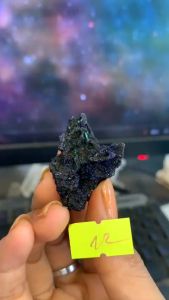 Viên đá khoáng vật Azurite Machalite MAgic tự nhiên năng lượng Vũ trụ 12