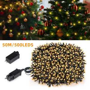 10M 20M 30M 50M 100M Led Lights String Waterproof Outdoor Holiday Decor Fairy Light for Courtyard Christmas Party Wedding Lamp
