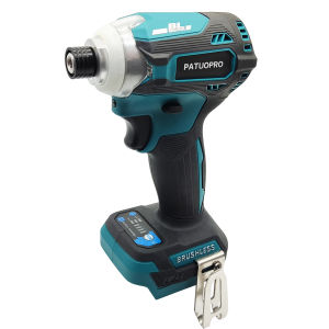 Bộ Tuốc Nơ Vít Tác Động Không Chổi Than Không Dây Tuốc Nơ Vít Điện Lục Giác 1/4 Inch Với Đèn LED 3 Cho Pin Makita 18v Công Cụ Tự Làm Tại Nhà Tương Thích (Không Bao Gồm Pin)