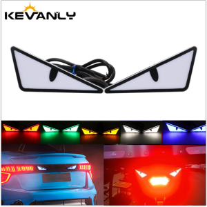 2pcs LED Devils Eye License Plate Light: A Guide to Car & Motorcycle Customization