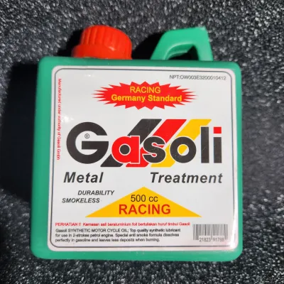 Oli Gasoli Racing 2 Stoke Metal Treatment Super Sporty 500cc Racing Durability Smokeless Oil 2Tak