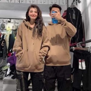 Oversized Hoodie for Men and Women | Couple Matching Pullover Sweatshirt | Korean Style Hoodie Jacket