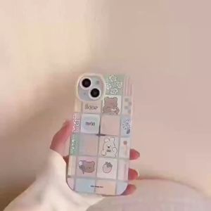 Casing Samsung A12 4G A02S A03S A22 4G A32 4G A30S A50 A50S A52 A52S M12 M32 Soft Case Cute Bear UCK Block Transparant Premium With pelindung kamera