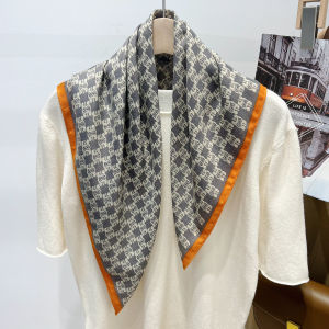 ผ้าพันคอผ้าฝ้ายลินินแฟชั่นขนาดเล็กสำหรับผู้ชายและผู้หญิง ผ้าคลุมคอแบบเรียบง่าย อบอุ่น สำหรับการเดินทางไปทำงาน ผ้าพันคอแบบสี่เหลี่ยมเล็ก