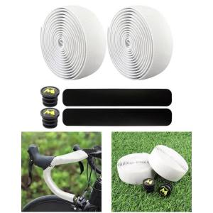 Soft Road Bike Bicycle Handlebar Tape Wrap Cycling Damping Anti-Slip PU EVA Bicycle Handle Belt Straps Cycling Accessories