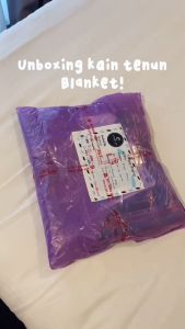 Kain Tenun Blanket Etnik Motif Sumba FREE Ikat Kepala dan Gelang Tenun