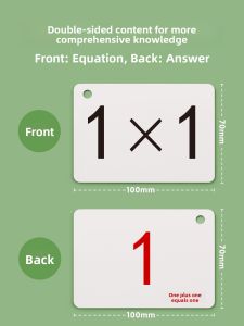STARRY ARK | Multiplication Table and Math Flashcards for Grade 2 Students