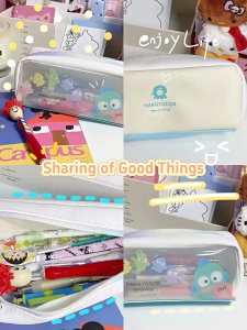 Ugly fish hanton กล่องดินสอใส กล่องดินสอใสกันน้ำลายการ์ตูนน่ารัก