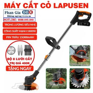 Máy cắt cỏ cầm tay dùng pin  Tặng kèm 8 lưỡi cắt
