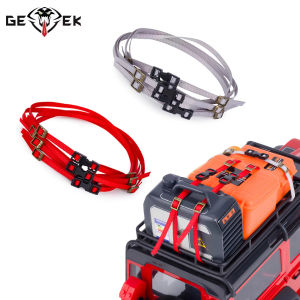 5Pcs Roof Rack Rope/Luggage Cord Straps Buckle 300MM for 1/8 1/10 1/18 1/24 RC Crawler SCX10 TRX4 TRX6 YK4102 RGT SCX24 TRX4M