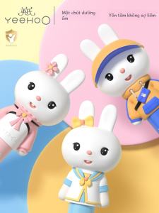 YEEHOO Rabbit Lip Balm Kids Lipstick Little Boy and Girl Special Baby Moisturizing and Nourishing Lip Guard Anti-Chapping Doll