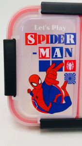 iSchoolDy Kids Hello Kitty Princess Elsa Unicorn McQueen Spiderman Lunch Box Budak Bekas Makan 卡通饭盒