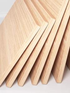 QINQI | Custom Walnut Color Solid Wood Panel Wooden Board