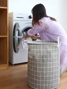 ALON Foldable Laundry Basket Bakul Baju Laundry Bag Waterproof Laundry Basket Storage Dirty Clothes Laundry Basket