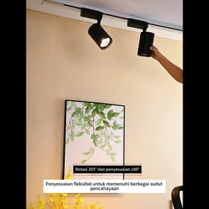 Lampu Rell Track LED Sorot Lampu Tracklight Rel Spotlight 10W/20W Model Mewah Super Terang Ceiling
