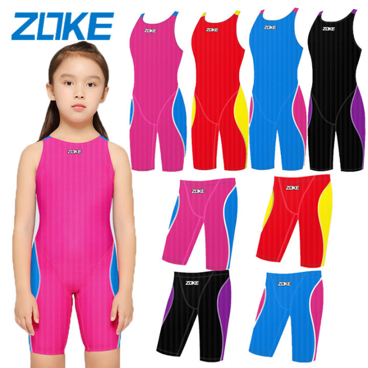 FINA Certification Competition Professional Girls Half Length OnePiece