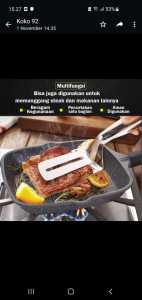 Capitan Gorengan Jepitan Klip Spatula Clip Jepit Sekop Capit Makanan