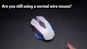 ZEUS X INPHIC F9 2.4G Wireless Gaming Mouse Rechargeable Sci-Fi Mecha Style Noiseless Clicks Mouse 2400dpi Office Optical Mice for Laptop PC type C Fast ChargeBattery Indicator