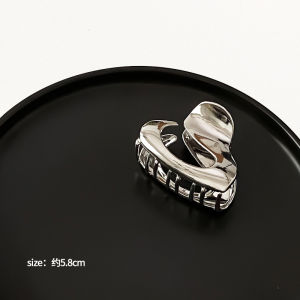 Kẹp Tóc Cá Mập Nhỏ Màu Bạc Phong Cách Hàn Quốc Kẹp Tóc Kim Loại Dành Cho Nữ Thiết Kế Độc Đáo Phụ Kiện Tóc Thời Trang Mới Ra Mắt