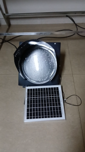 Solar LED Traffic Light High Brightness LED Blinker Lights 300mm street roads ramps school highway