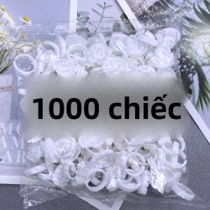 1000 Chiếc Khay Đựng Keo Nối Mi Dùng Một Lần Dạng Quạt Dành Cho Mực Xăm & Nối Mi Bán Buôn
