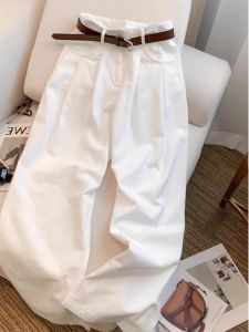 Elegant High-Waisted Slim Loose Wide Leg Pants
