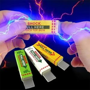 Electric Shock Joke Chewing Gum Shocking Toy Gift Gadget Funny Gag Prank Realistic Joke for Halloween April Fools Day