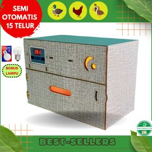 Mesin Penetas Telur Semi Otomatis Kapasitas 15