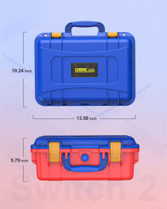 DEVASO | Hộp Đựng Cứng Cáp Cho Máy Nintendo Switch 2 Với Lớp Lót Mềm Túi Đựng Du Lịch Cao Cấp Bảo Vệ Bên Trong Mềm Mại Chuyên Nghiệp Cho Switch 2
