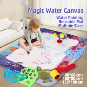 (SG STOCK)Magic Water Drawing Mat Kit Painting Reusable Large Painting Canvas Kids Montessori Educational Doodle Toys