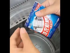 ผงล้างเครื่องซักผ้า ทำความสะอาดเครื่องซักผ้า ช่วยล้างเครื่องซักผ้า สิ่งอุดตัน ขนาด 50 กรัม