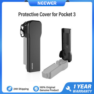 NEEWER ฝาครอบป้องกัน สำหรับ Osmo Pocket 3อุปกรณ์ป้องกันเลนส์ส่วนบนพร้อมสายคล้องและคาราบิเนอร์ AC026