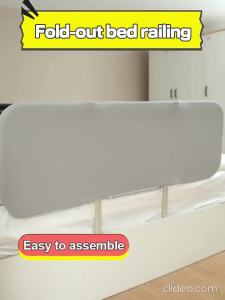 Baby Bed Guard Baby Bumper | Foldable Travel Bed Rail Safety Fence