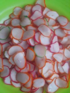 kerupuk bawang warna warni mentah kemasan 500gram