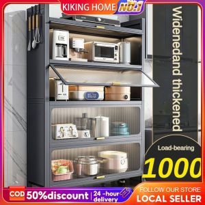 Kitchen Storage Cabinet Locker With Door Dust-Proof Locker Cupboard Cutlery Storage Cabinet Multi-Function Storage Cabinet