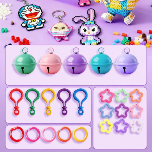 Children Educational DIY Bead Mosaic Kit Full Set Tools Ironing Paper Bean Pen