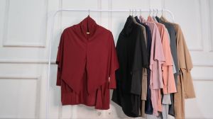 jilbab cardigan kancing