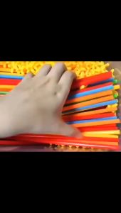 150Pcs Straw Constructor Toys Straw Toy Interlocking Plastic Toys Engineering Toys