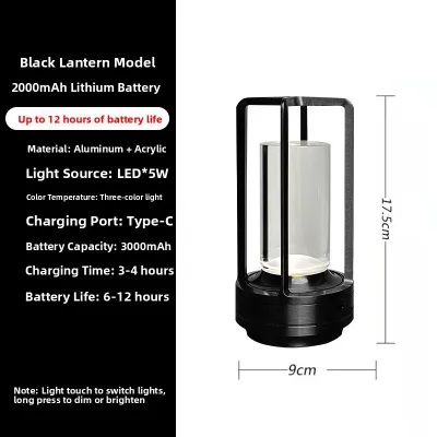 NIOYE | Touch-Activated Night Light Luxury Desk Lamp